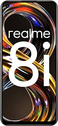 realme 8i (Space Black, 4GB RAM, 64GB Storage), Medium