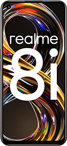 realme 8i (Space Black, 6GB RAM, 128GB Storage), Medium