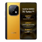 realme NARZO 70 Turbo 5G (Turbo Yellow, 8GB RAM, 128GB Storage) | Segment's Fastest Dimensity 7300 5G Chipset | Motorsports Inspired Design