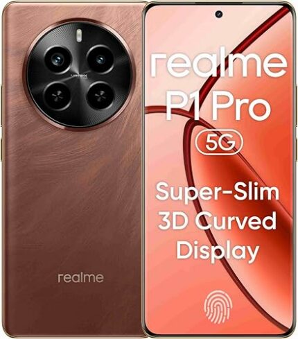 realme P1 Pro 5G (Phoenix Red, 8GB RAM, 128GB Storage) | Up to 16 GB Dynamic RAM | Snapdragon 6 Gen 1 Processor | 6.7" Curved AMOLED Display | 50MP + 8MP | 16MP Front Camera | IP65 Water Resistance