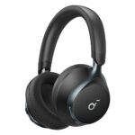 soundcore By Anker,Space One Active Noise Cancelling Bluetooth Over Ear Headphones With Travel Pouch,2X Stronger Voice Reduction,40H Anc Playtime,App Control,Ldac Hi-Res,Ergo Design For Comfort Fit