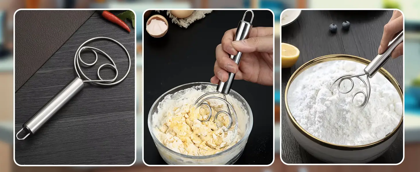 Stainless Steel Dough Whisk