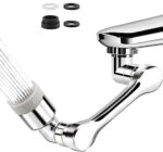 1080° Degree Swivel Aerator Rotatable Multi-Functional Extension Faucet, Extender for Taps, Tap Extender for Kitchen Sink And Wash Basin with 2 Modes Splash Extension Faucet Filter