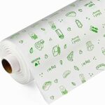 1/2 Kg Food Wrapping Paper Roll (50 Meter Length): Superior Non-Stick Paper for Food Preservation - Greaseproof, Heat-Resistant, and Eco-Friendly (Pack of 1 Roll)