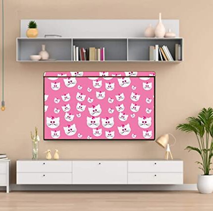 Prozone PVC LED/LCD TV Cover for 43 Inch,Weatherproof and Waterproof TV Covers with Zip Closer |Outdoor TV Enclosure |TV Screen Protector for Outside TV | All Brands and Models,Design 2