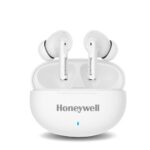 Honeywell Moxie V1200 Bluetooth TWS Earbuds with 26H of Playtime, Type C Fast Charging, IPx4 Water Resistant, Bluetooth V5.3, 13mm*2 Drivers, Voice Assistant, 2 Years Manufacturer Warranty - White