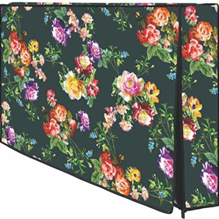 Wacky PVC Dustproof, Waterproof Printed 55 Inch LED TV Cover with Transparent Polythene Layer Compatible for Sony, Mi, Kodak LED TV