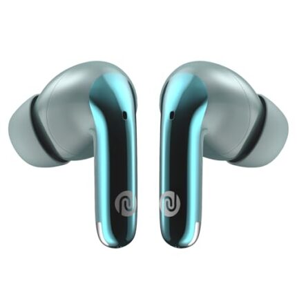 Noise Newly Launched Buds Verve 2 in-Ear Truly Wireless Earbuds with Chrome Finish, 50H of Playtime, Quad Mic with ENC, 13mm Driver, Instacharge(10 min=200 min), BT v5.3(Iceberg Blue)