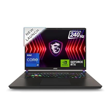 MSI Vector 17 HX, Intel 14th Gen. i9-14900HX, 43CM QHD+ 240Hz Gaming Laptop (32GB/2TB NVMe SSD/Windows 11 Home/NVIDIA GeForce RTX 4080, GDDR6 12GB/Cosmos Grey/3Kg), A14VHG-806IN