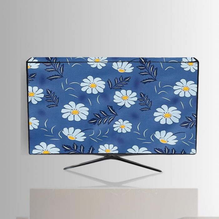 Hizing Dustproof Protection Made for LED Smart TV for Sony, 50 inches Full HD, KLV-50W662F Protect Your LCD-LED-TV Now Floral Yellow print