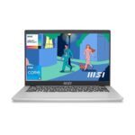 MSI Modern 14, Intel 12th Gen. i5-1235U, 36CM FHD 60Hz Laptop (16GB/512GB NVMe SSD/Windows 11 Home/Intel Iris Xe/Urban Silver/1.4Kg), C12M-439IN