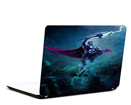 5 Ace HD Thor Laptop Skin, for 10 to17inch for Dell, Lenovo, Acer, HP, Sony,Apple,MacBook (Multi Color,Vinyl)