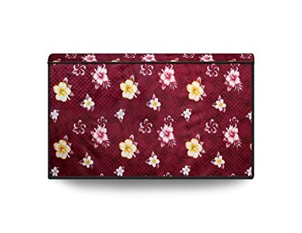 Kajal Dream Cool -Presents, Dustproof,Waterproof Printed led tv Cover with Transparent Polythene Layer Compatible for 55 inches led tv (All Models) P-29