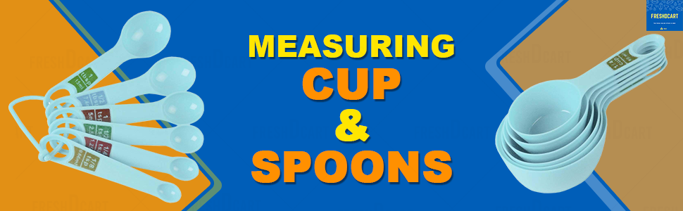 measuring cup &amp; spoons