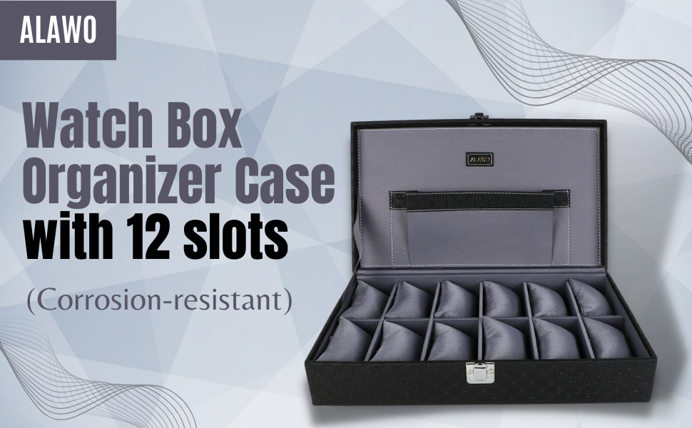 SPN-E2FAC watch box organizer case 