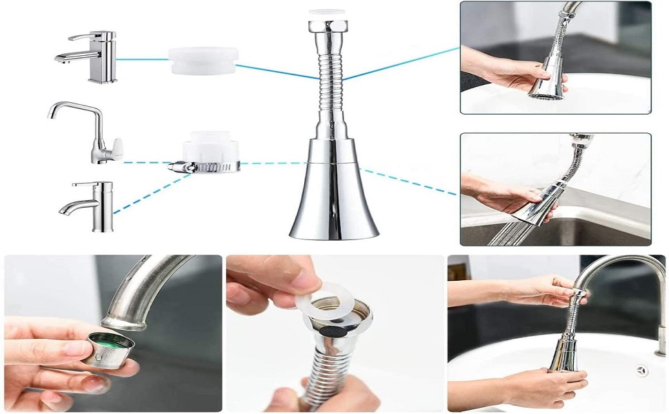 kitchen faucets for sink kitchen sink tap extension flexible kitchen tap shower sprinkler