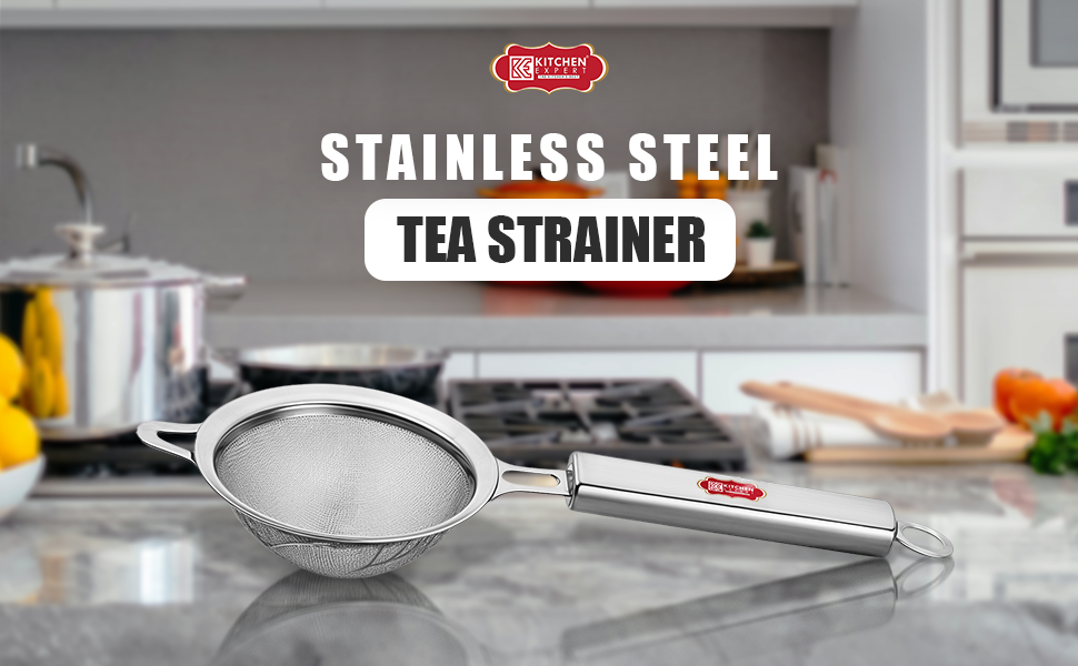 steel tea strainer