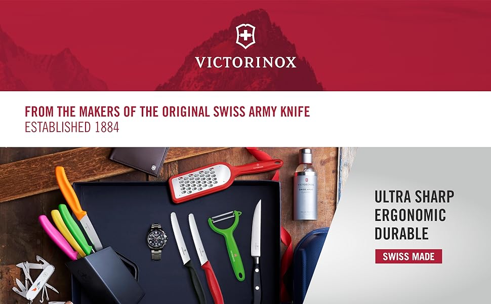 Victorinox, Swiss Classic Kitchen Knife- 2 Pcs Set,1 Knife & 1 Peeler SPN-FOR1