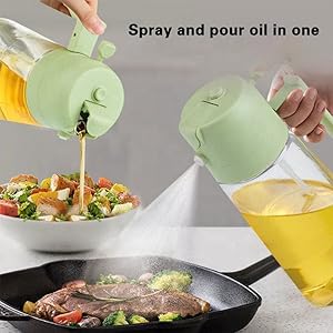 Oil Dispenser Bottle, Oil Spray Bottle for Cooking SPN-REESC