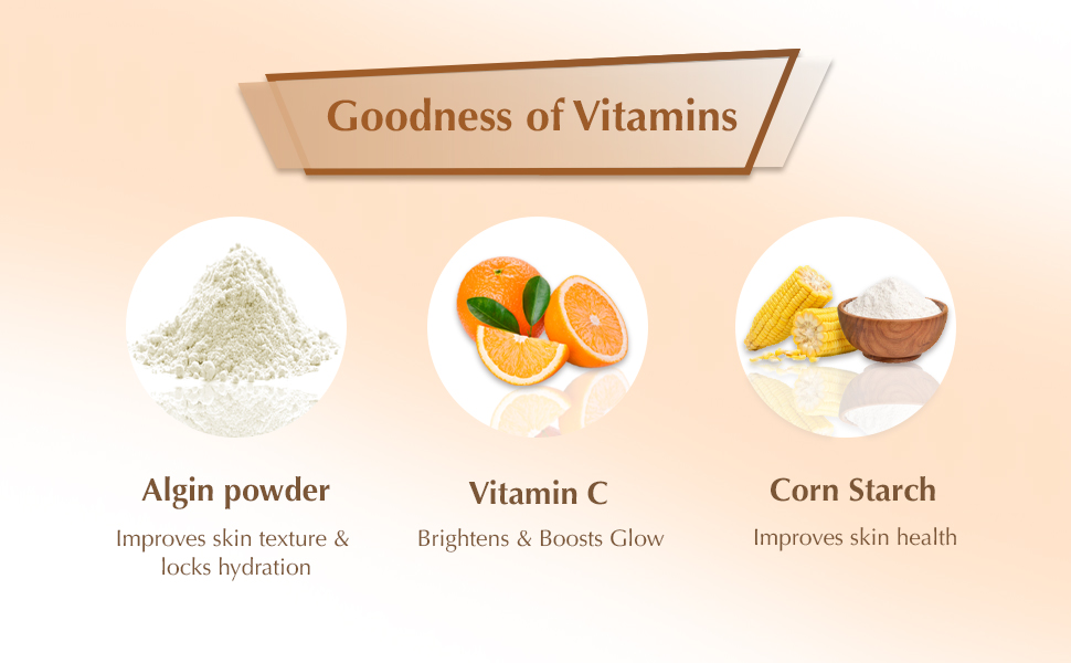 Sara vitamin C Mineral Line Body Mould Mask ingredients