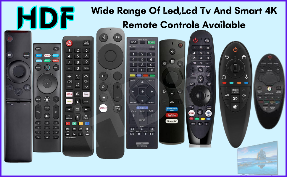 HDF LED LCD REMOTES