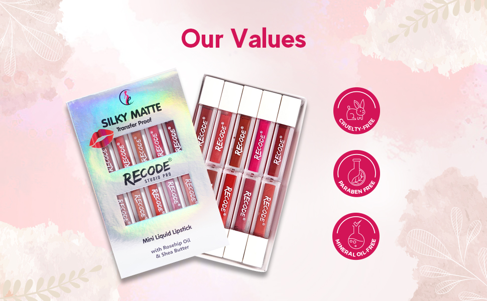 Recode silky matte our values