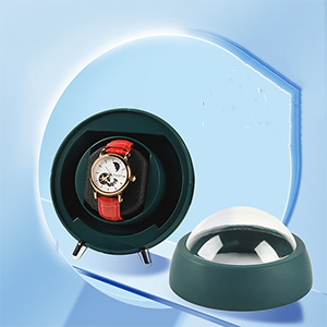 Automatic Rotating Watch Winder Box, Rotating Display Case Watch Holder