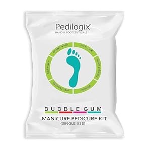 O3+ Pedilogix Bubblegum Manicure Pedicure Kit 