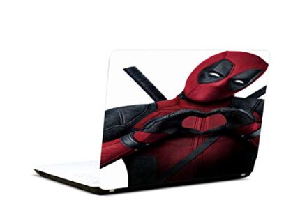 5 Ace HD Deadpool Laptop Skin, for 10 to17inch for Dell, Lenovo, Acer, HP, Sony,Apple,MacBook (Multi Color,Vinyl)