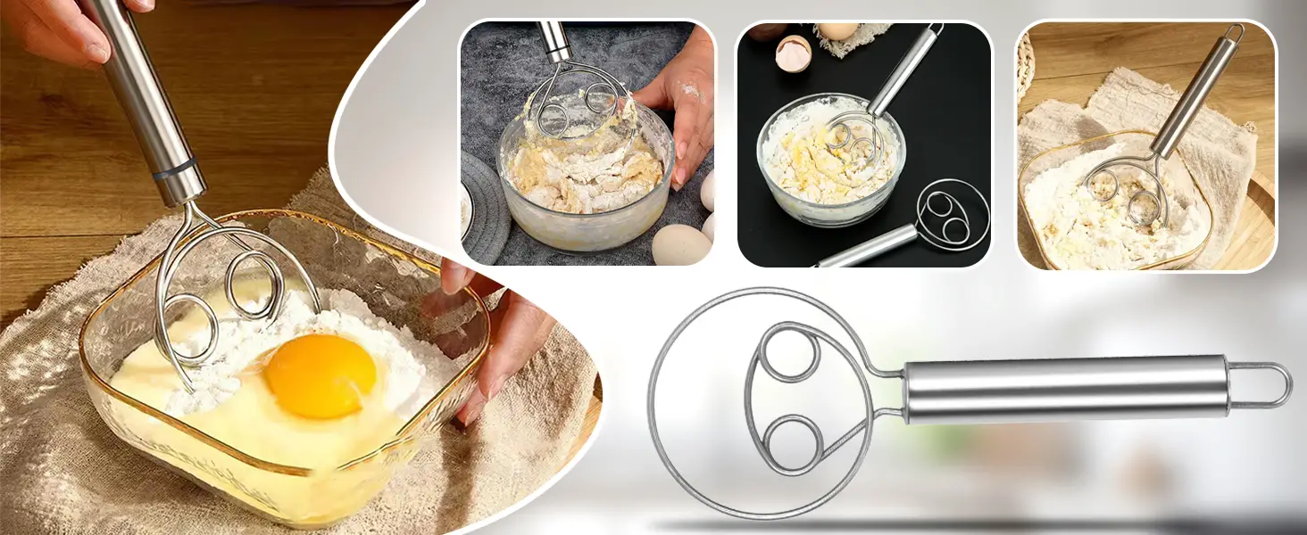 Stainless Steel Dough Whisk