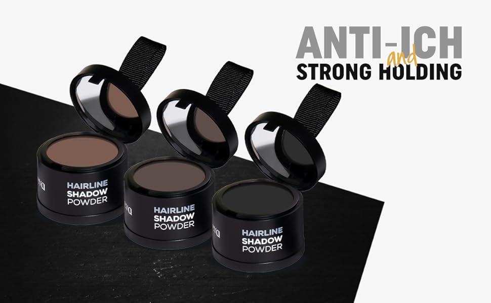 Hair shadow powders