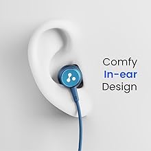 Ambrane Type C wired earphones;type c earphone;c type earphones;headphone wired;earphone under 500