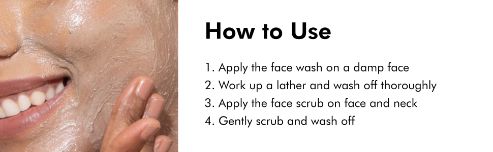 how to use face wash face scrub coffee