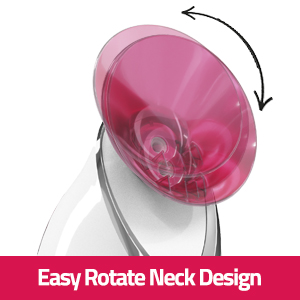 adjustable face steamer sleek design rotating head for women for men