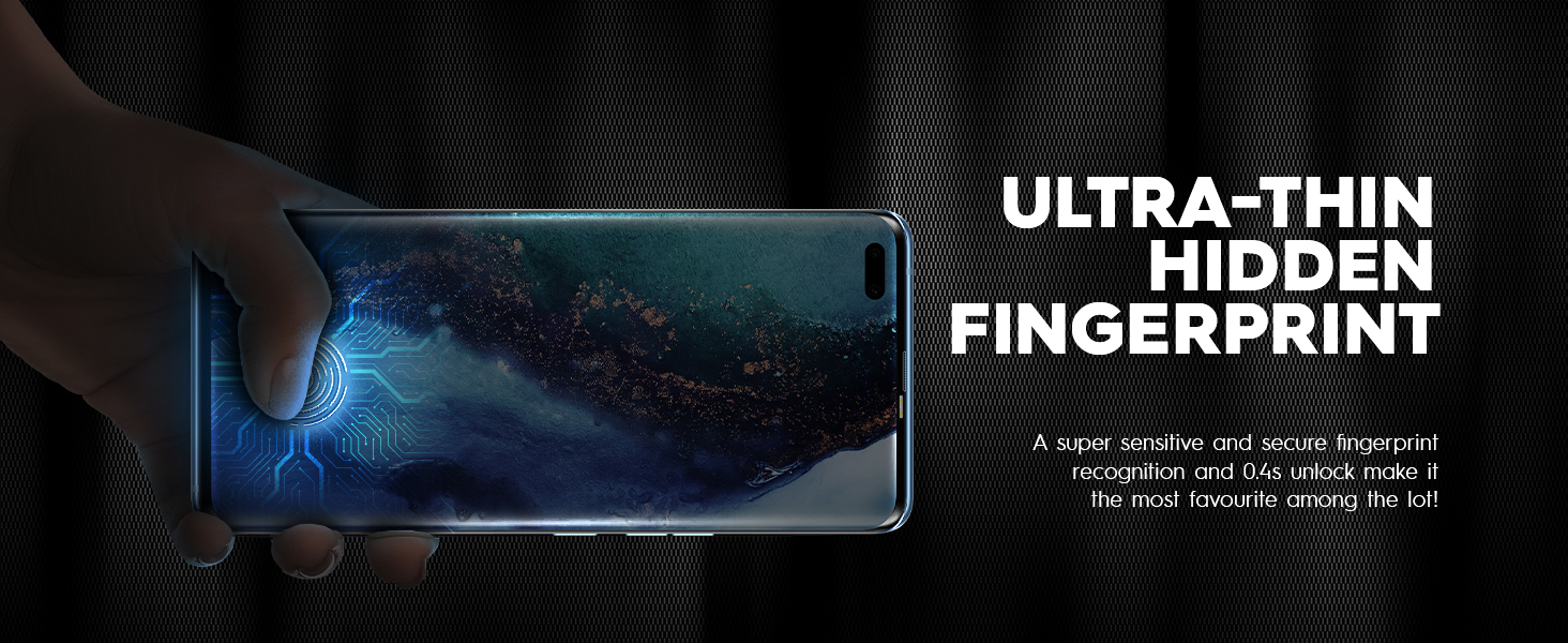 Ultra Thin hidden Fingerprint