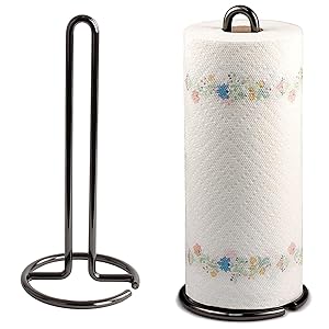 Wrought iron toilet paper holder