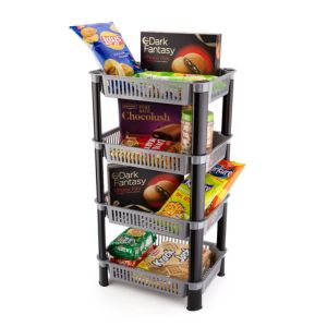 Plastic Kitchen Storage Rack