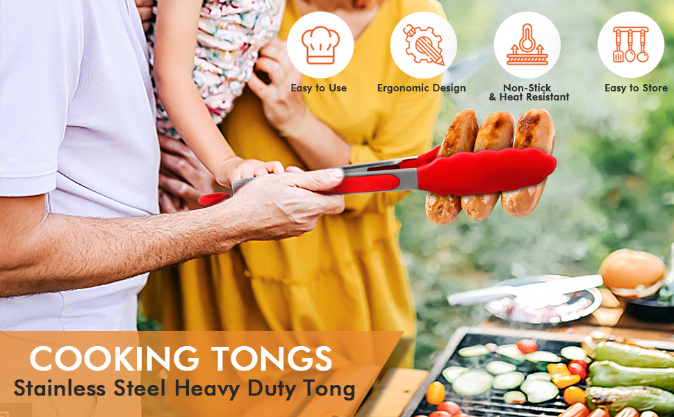 Cooking ,Serving & BBQ Tongs