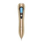 9 Level Laser Plasma Pen Wart Spot Remover Mole Freckle for Tattoo Removal Machine Beauty Pen, Beauty Accessories (Golden)