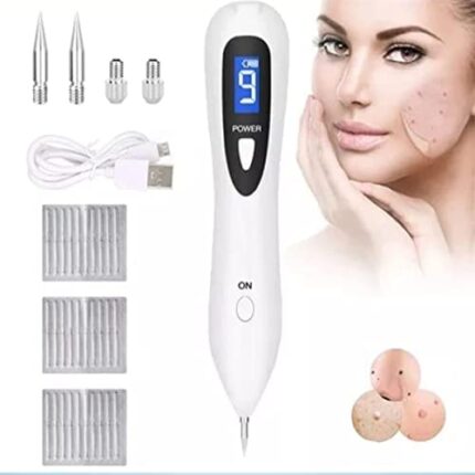 9 Level Lcd Laser Plasma Pen for Face Skin Beauty, Dark Spot Remover Mole Tattoo Removal Machine Facial Freckle Tag Wart Removal Beauty Tool [multi colour]