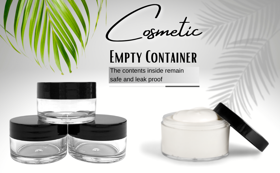 SPN-BFC cosmetic container black color