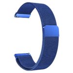 ACM Watch Strap Magnetic Loop 20mm Compatible with Boat Watch Matrix Smartwatch Luxury Metal Chain Band Blue