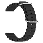 ACM Watch Strap Silicone Smart Belt Compatible with Fire-Boltt Cobra Bsw086 Smartwatch Classic Band Black