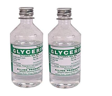 ALLIED Glycerin 200 Grams for Beauty Care and Skin Care (Pack Of 2)