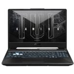 ASUS TUF Gaming A15 (2021) 15.6-inch (39.62 cms) FHD 144Hz, AMD Ryzen 7 4800H, RTX 3050 4GB Graphics, Gaming Laptop (8GB/512GB SSD/Windows 10/Black/2.3 Kg), FA506IC-HN005T, Graphite Black