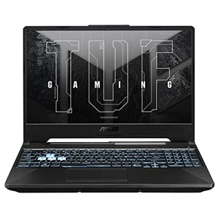 ASUS TUF Gaming A15 (2021) 15.6-inch (39.62 cms) FHD 144Hz, AMD Ryzen 7 4800H, RTX 3050 4GB Graphics, Gaming Laptop (8GB/512GB SSD/Windows 10/Black/2.3 Kg), FA506IC-HN005T, Graphite Black