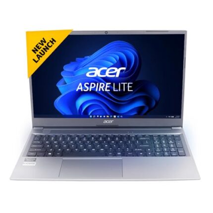 Acer Aspire Lite AMD Ryzen 5-5500U Premium Laptop (16GB RAM/512GB SSD/Win11 Home&Student/AMD Radeon Graphics/MSO) AL15-41, 39.62cm (15.6") FHD Display, Multi Color Backlit Keyboard, Steel Gray, 1.59KG