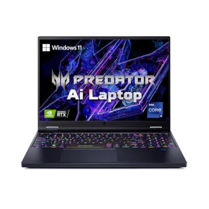 Acer Predator Helios 16 Gaming Laptop 14th Gen Intel Core i9 Processor (Windows 11 Home/16 GB/1 TB SSD/NVIDIA GeForce RTX 4070) PH16-72 with 40.64 cm (16") WQXGA Display