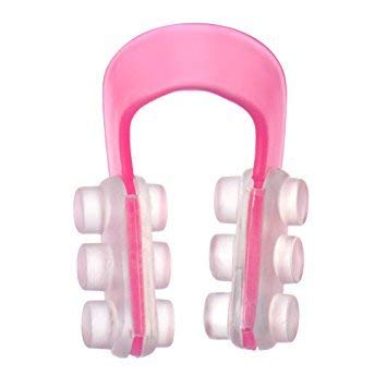 AlexVyan 1 Pcs Silicon Adjustable Nose Up Clip Shaping Lifting Bridge Straightening Nose Up Beauty Clip High Lifting Clipper Correction Shaper For Shaping Beauty Tool (Pink NoseUp)