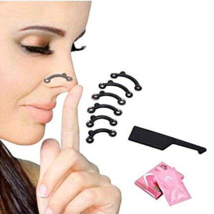 AlexVyan 3D 12Pcs(2 Set) in 3 Size Nose Up Lifting Shaping Bridge Nose Corrector Facial Beauty Nose Clip